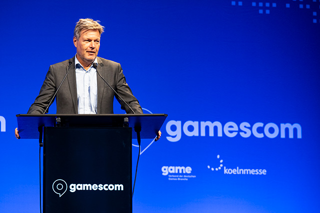 Robert Habeck opened gamescom once again / Foto: Koelnmesse / gamescom / Uwe Weiser 