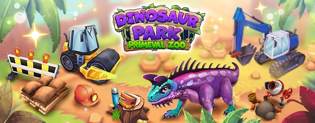 Excavators, sandbags, safety! Keep your Dinosaur Zoo up to date!