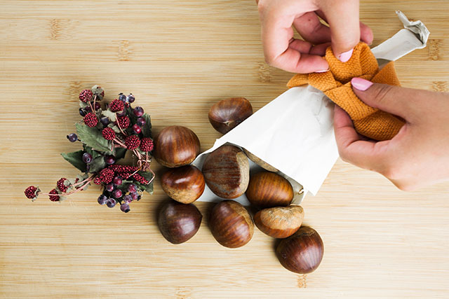You don't need to go far to find material for unique fall decorations - just check outside!