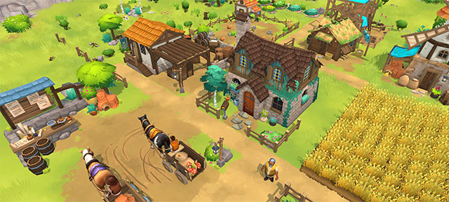 Watch your village come to life with bustling trade - from the comfort of your own home!