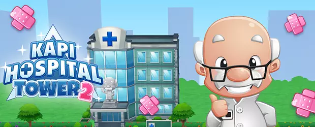 Gutes Reisespiel für unterwegs: Kapi Hospital Tower 2 mit dem Professor und dem Gebäude
